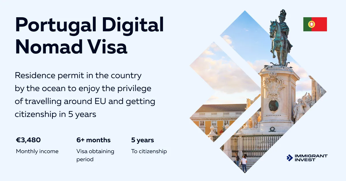 Image showcasing Portugal Digital Nomad Visa 2025: a Portuguese D8 Visa for Remote ...