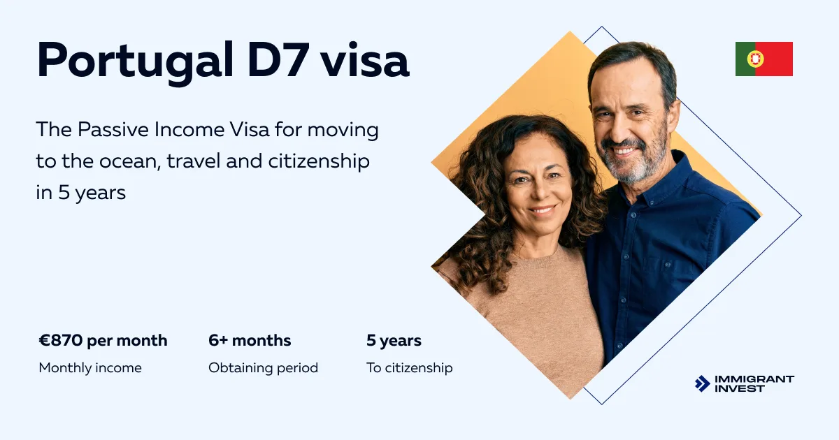 Portugal D7 Visa 2025: How to Apply for Passive Income Visa, Costs and ...